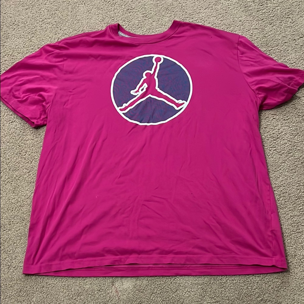 Jordan Men's Magenta T-Shirt